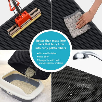 Double Layer Waterproof Pet Litter Box