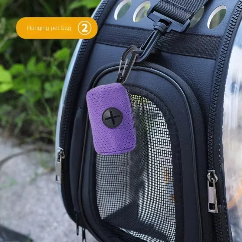 Hanging Able Dog Poop Bag Holder