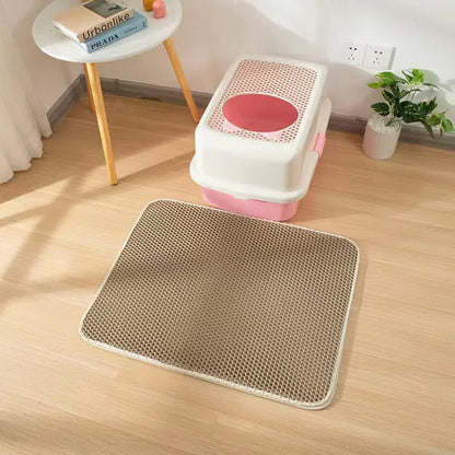 Double Layer Waterproof Pet Litter Box