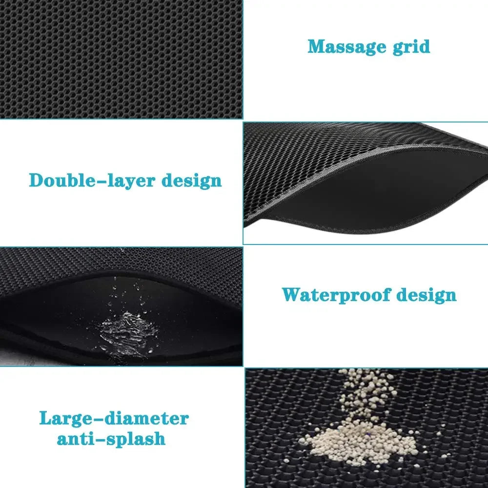 Double Layer Waterproof Pet Litter Box
