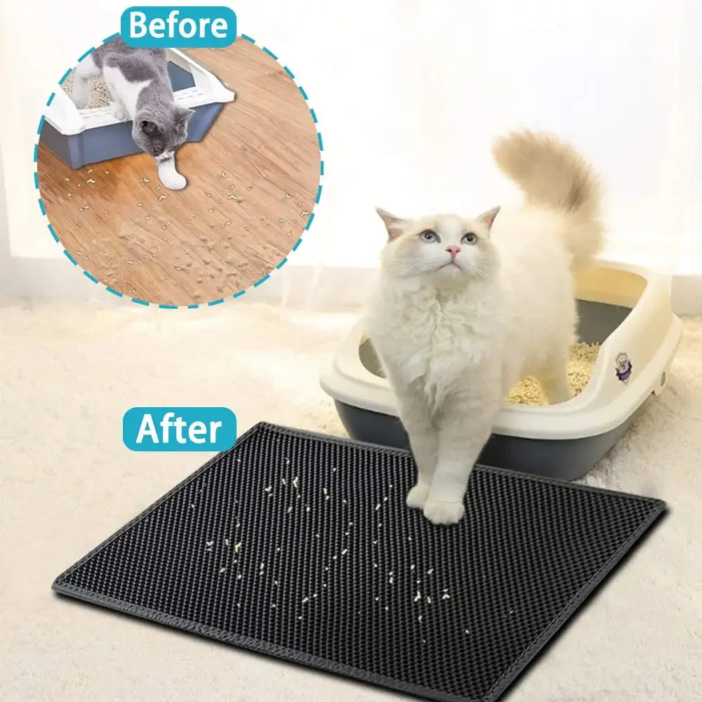 Double Layer Waterproof Pet Litter Box