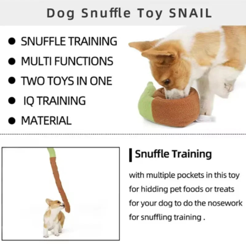Snail Shaped Pet Toys