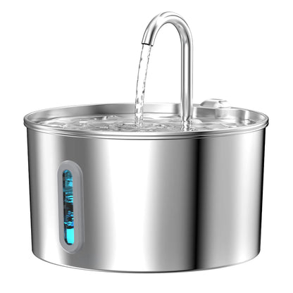 Stainless Steel 2.2L Automatic Cat Fountain