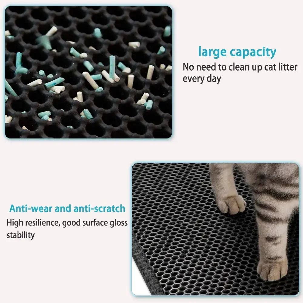 Double Layer Waterproof Pet Litter Box