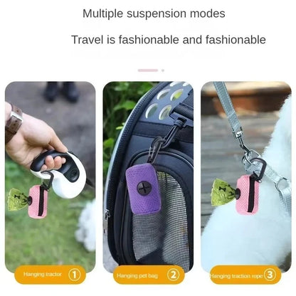 Hanging Able Dog Poop Bag Holder