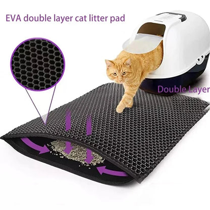 Double Layer Waterproof Pet Litter Box